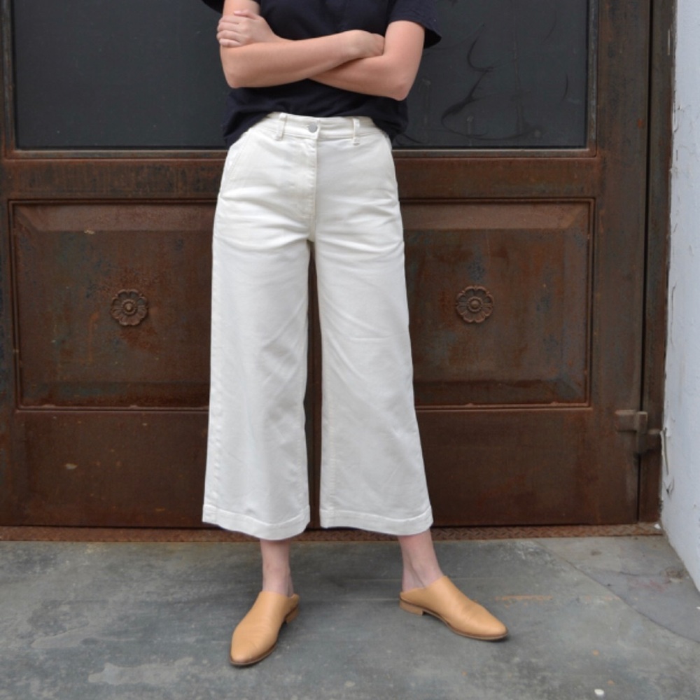 Everlane high rise cropped pant